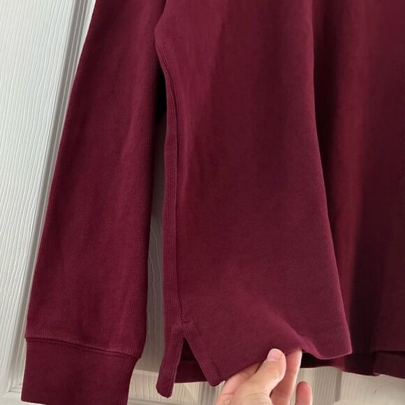 Polo Ralph Lauren Burgundy Quarter-Zip Pullover Sweater Sweatshirt Size XXL - Picture 9 of 11